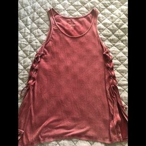 American Eagle Outfitters soft and sexy rib tank M
